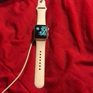 Apple Watch with charger